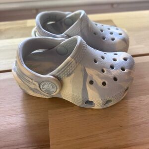 Marble Baby Crocs